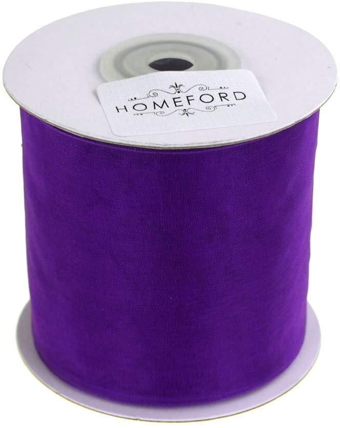 Plain Sheer Organza Ribbon, 2-3/4-inch, 25-yard - Image 25