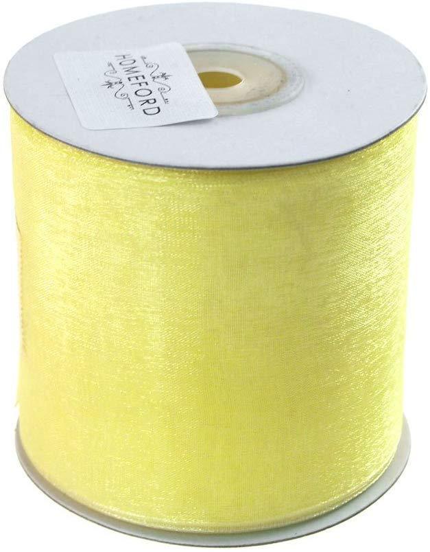 Plain Sheer Organza Ribbon, 2-3/4-inch, 25-yard - Image 5