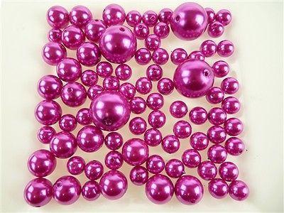 Assorted Plastic Pearl Beads, 14mm, 20mm, 30mm, 84-Piece - Image 3