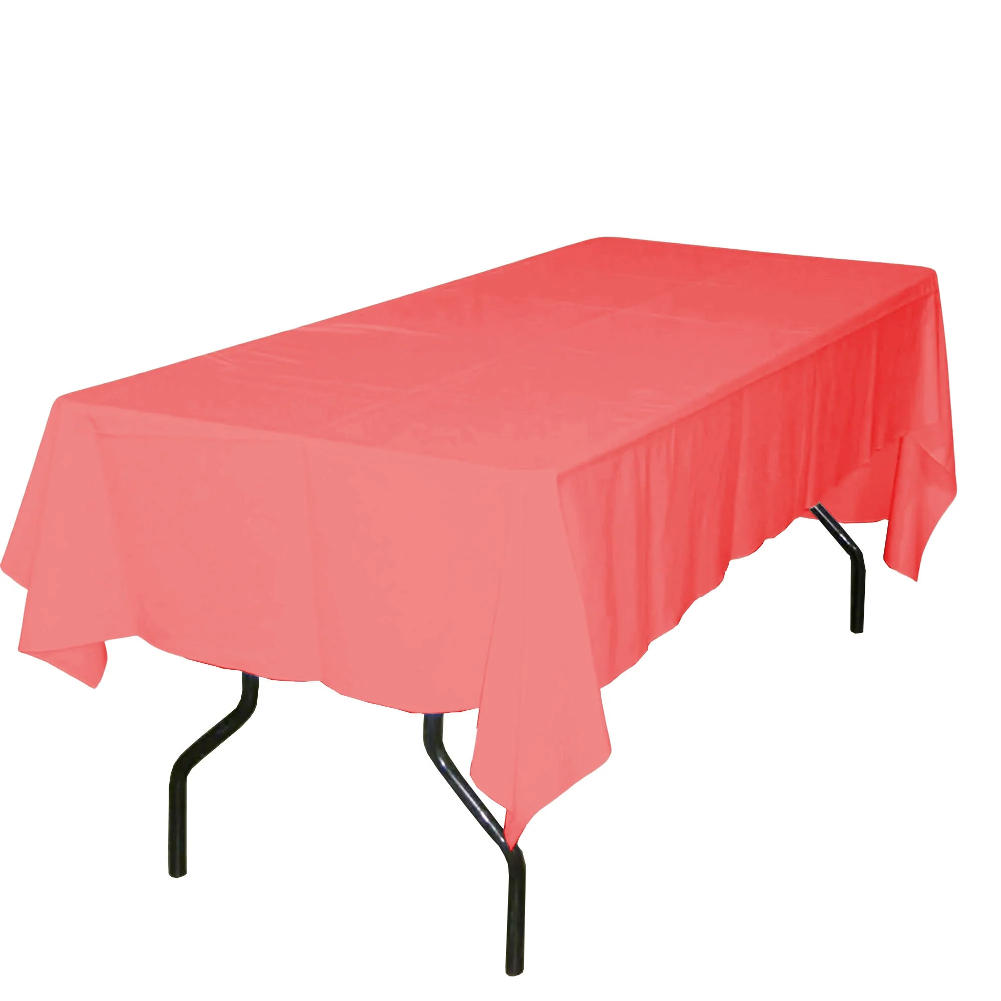 Plastic Table Cover, Rectangular, 54-Inch x 108-Inch - Image 3