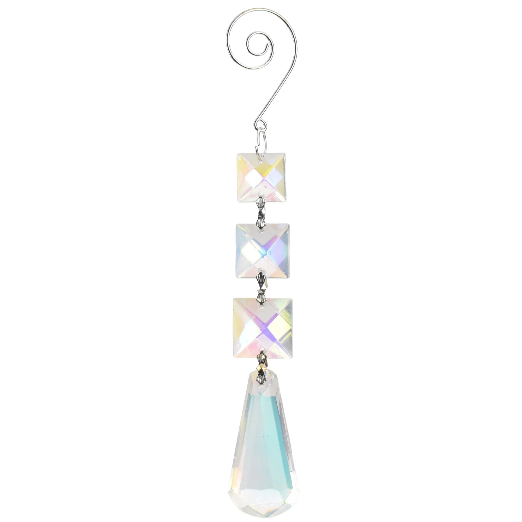 Acrylic Chandelier Crystals, Raindrop Link, 7-inch - Image 2