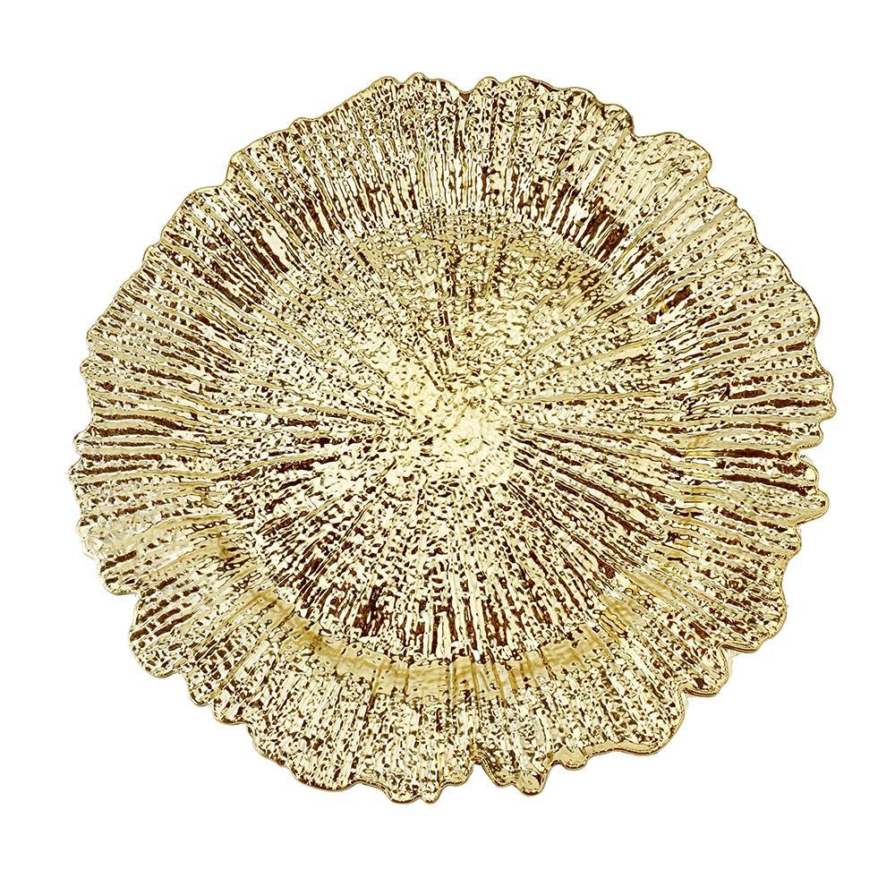 Reef Textured Plastic Charger Plate, 12-1/2-Inch, 1-Count - Image 2