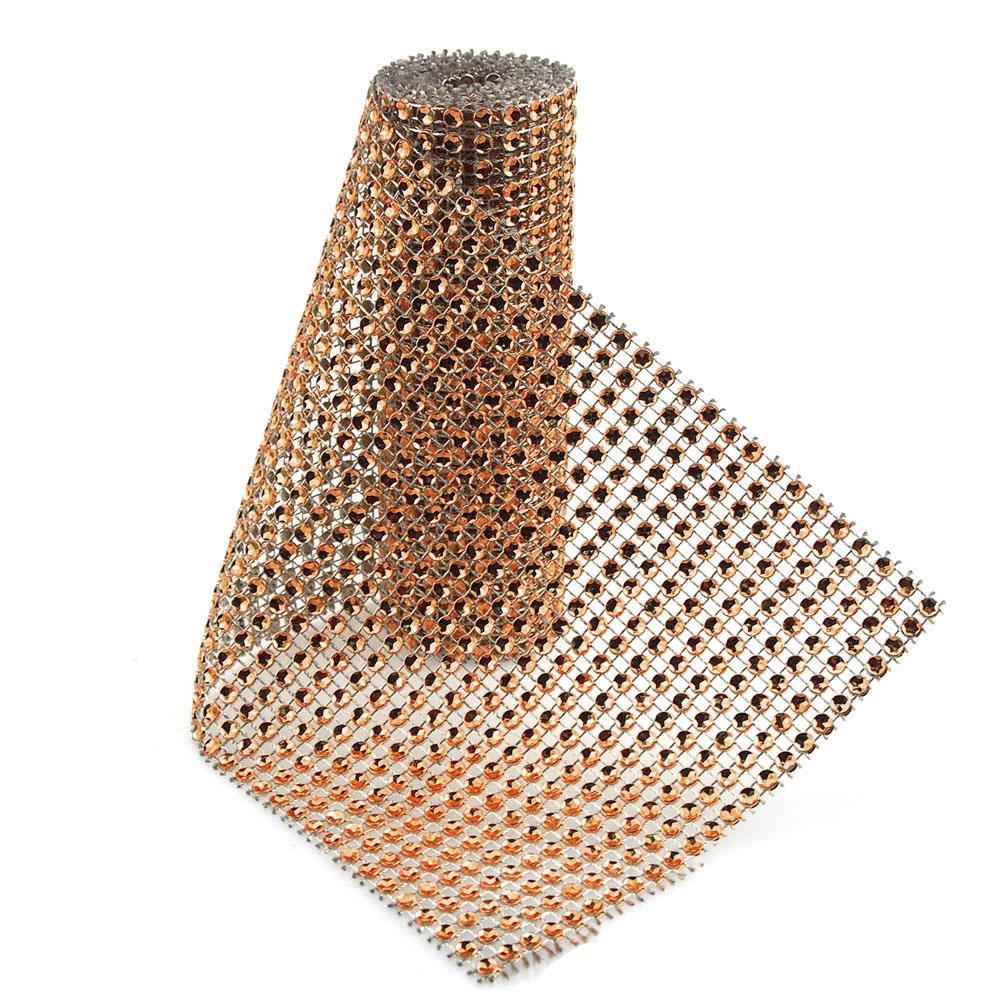 Rhinestone Mesh Wrap Roll, 4-3/4-inch, 1-yard - Image 4