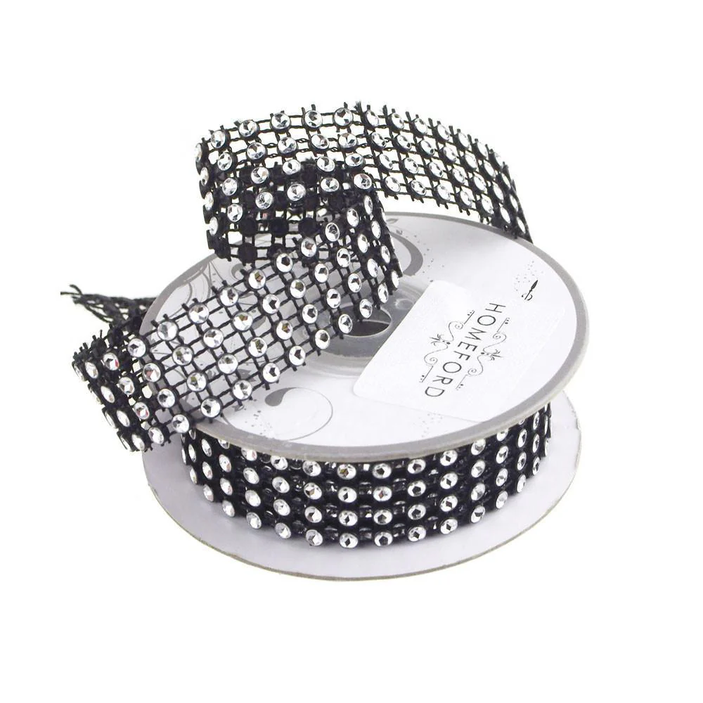 Rhinestone Ribbon Craft Trim, 3/4-Inch, 3 Yards - Image 4
