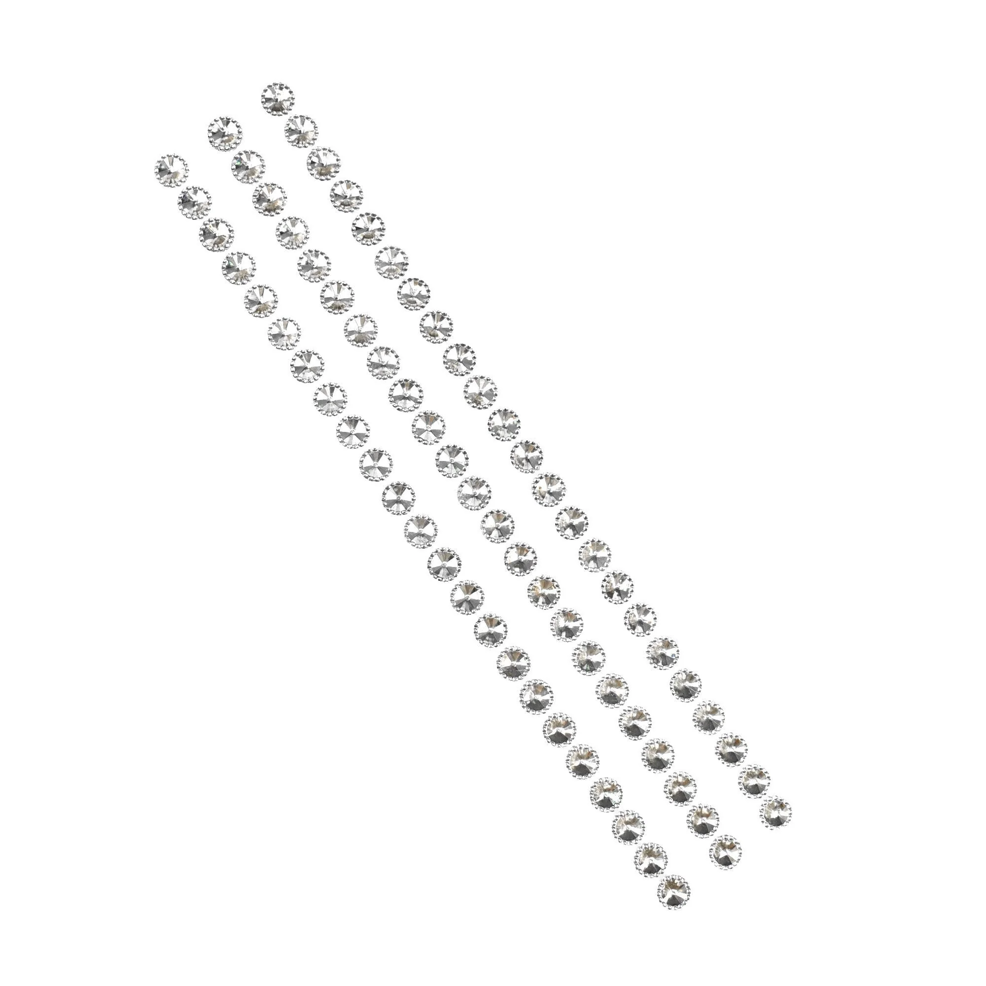 Rhinestone Stud Stickers, 1/2-Inch, 3-Strips - Image 3