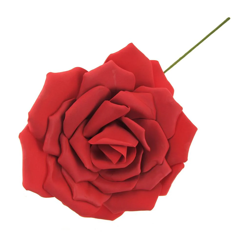 Rose Foam Flower with Stem, 13-Inch - Image 6