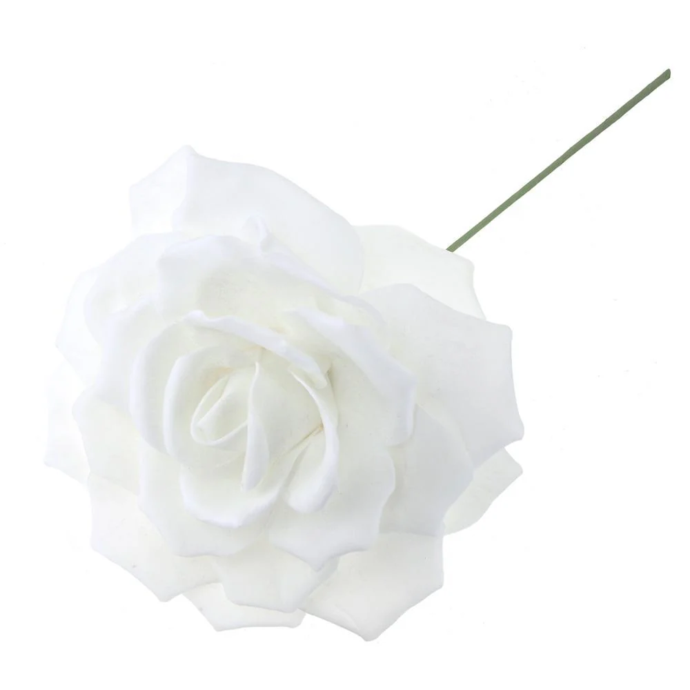 Rose Foam Flower with Stem, 13-Inch - Image 9