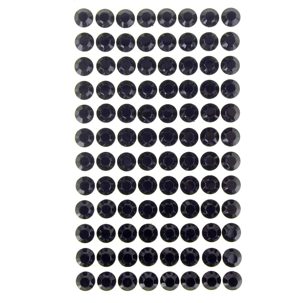 Round Adhesive Diamond Gem Stickers, 10mm - Image 5