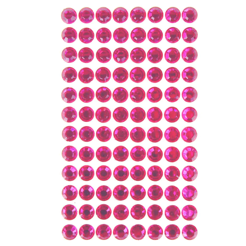 Round Adhesive Diamond Gem Stickers, 10mm - Image 6