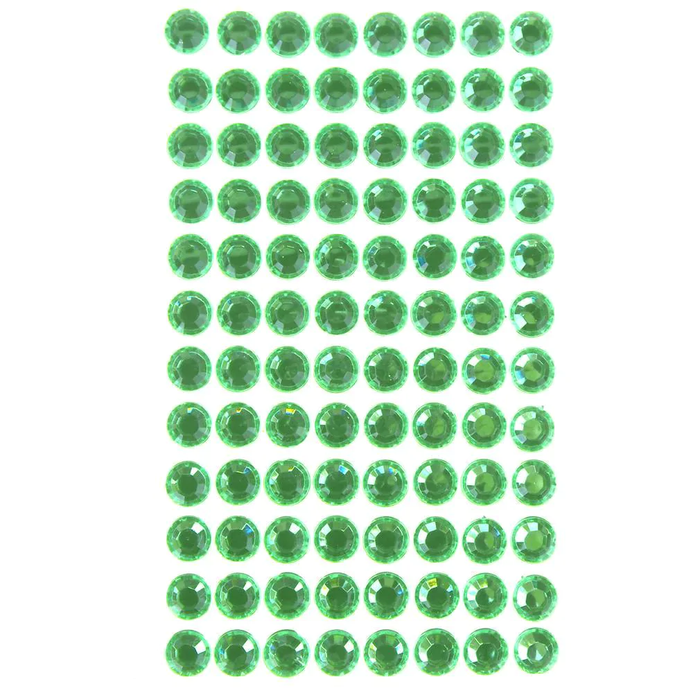 Round Adhesive Diamond Gem Stickers, 10mm - Image 7