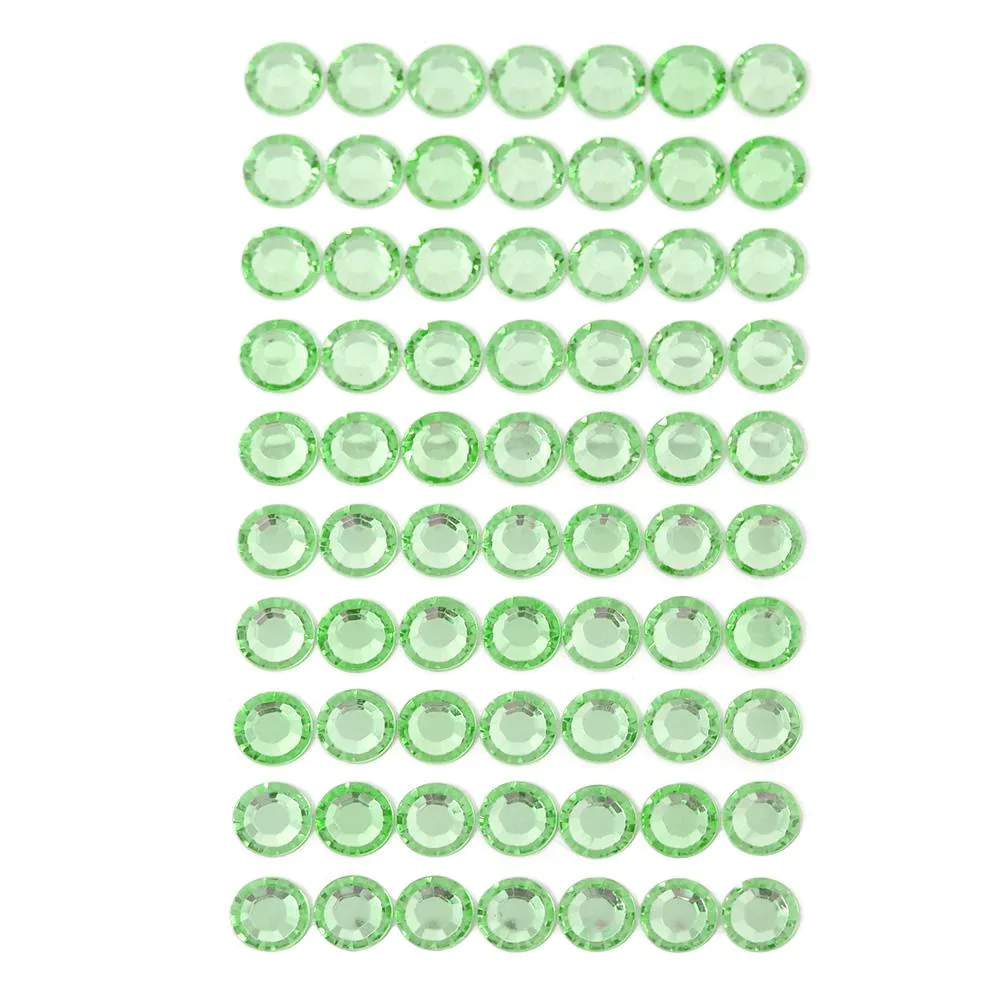 Round Adhesive Diamond Gem Stickers, 12mm - Image 7