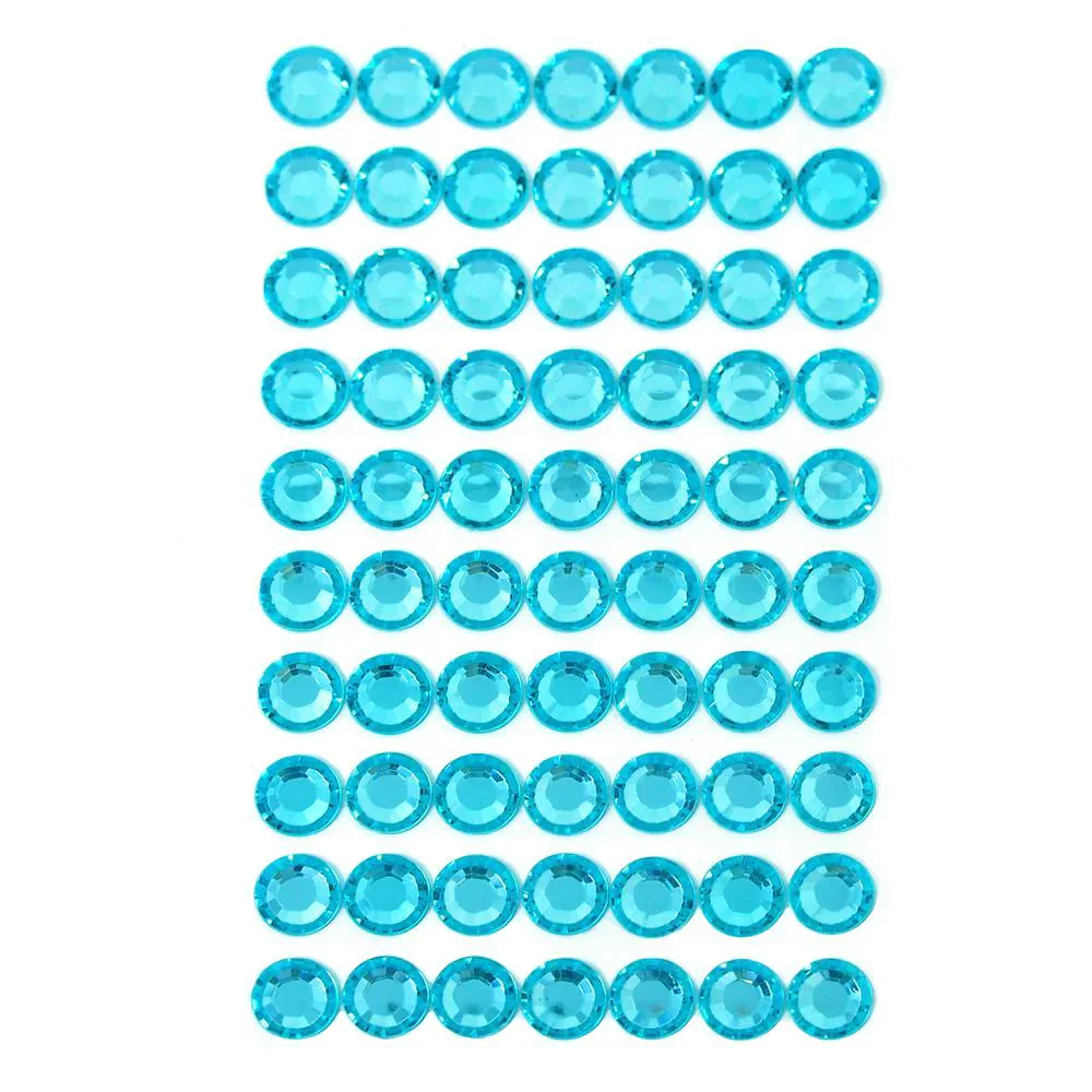 Round Adhesive Diamond Gem Stickers, 12mm - Image 9