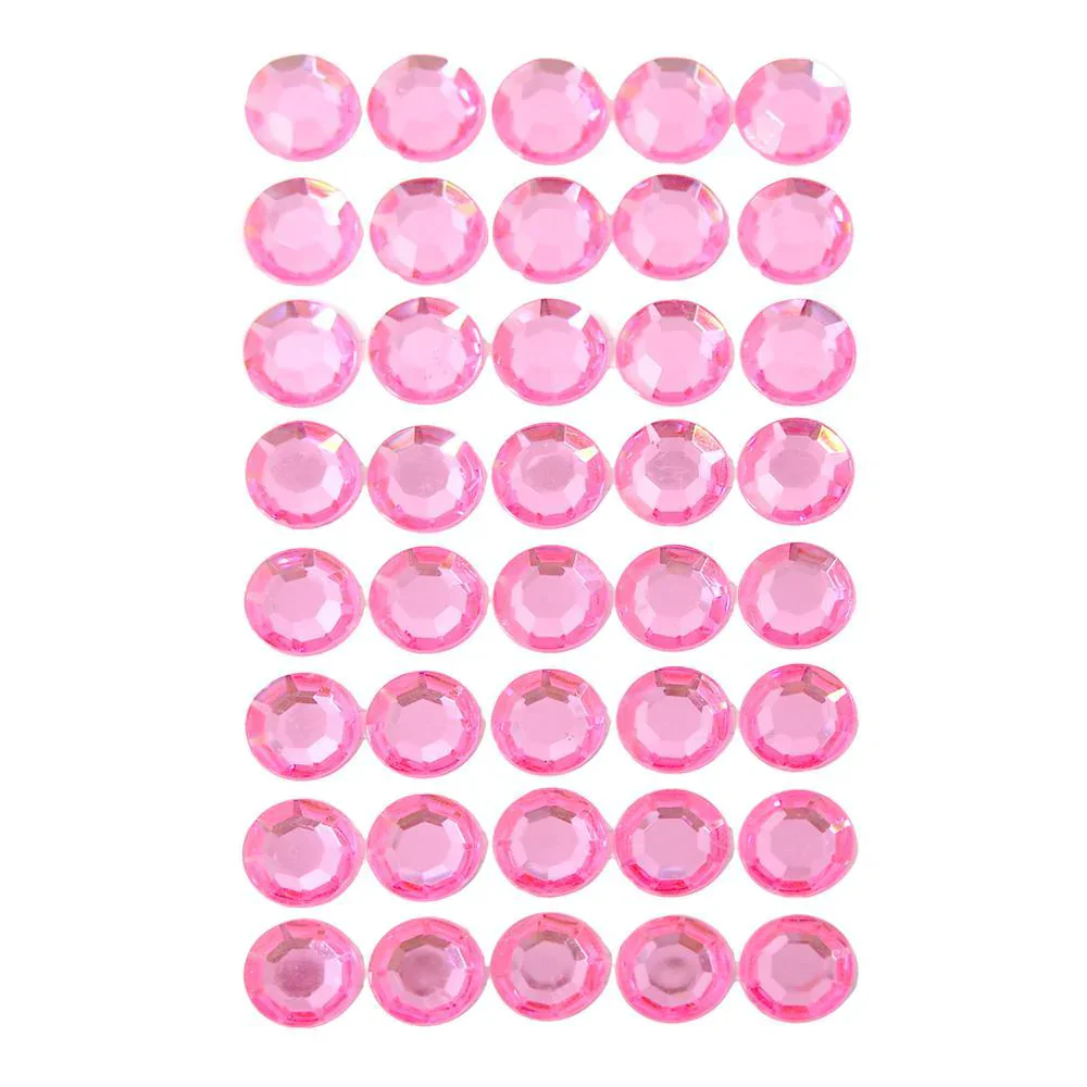 Round Adhesive Diamond Gem Stickers, 16mm - Image 4