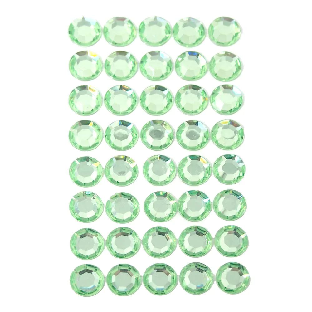 Round Adhesive Diamond Gem Stickers, 16mm - Image 5
