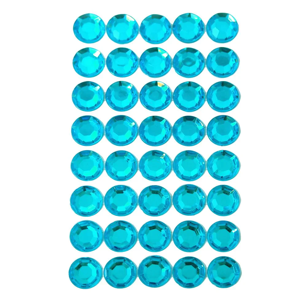 Round Adhesive Diamond Gem Stickers, 16mm - Image 7
