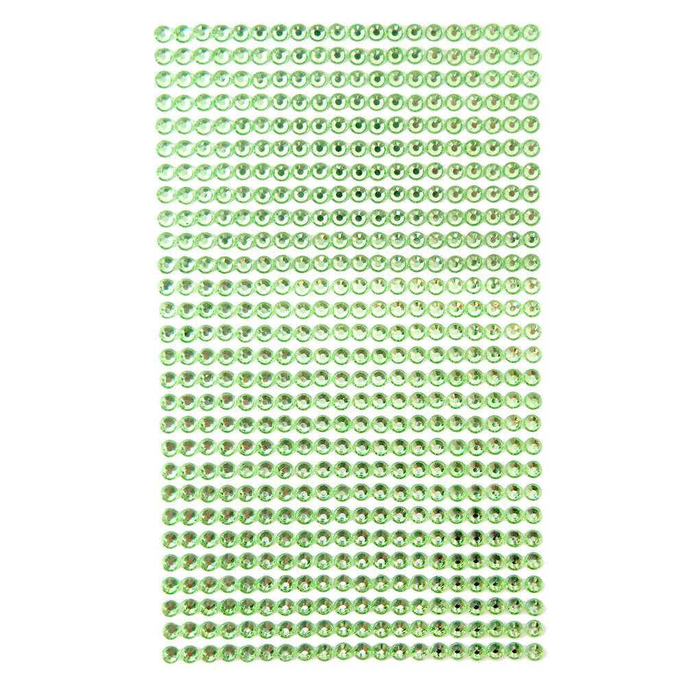Round Adhesive Diamond Gem Stickers, 4mm - Image 8