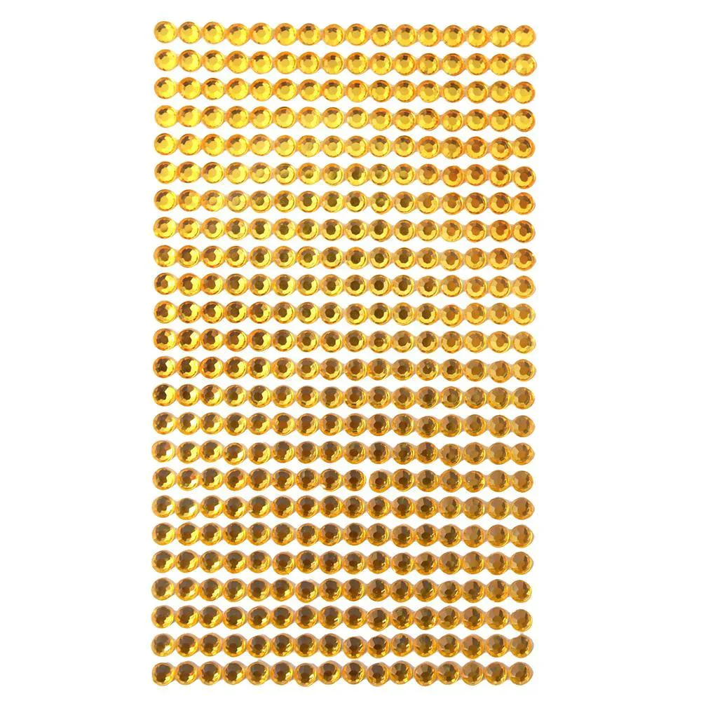 Round Adhesive Diamond Gem Stickers, 5mm - Image 4