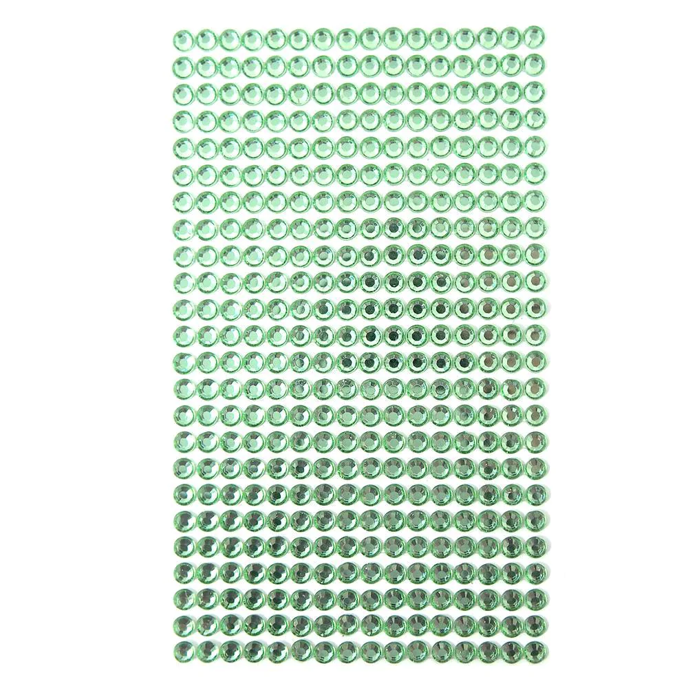 Round Adhesive Diamond Gem Stickers, 5mm - Image 5