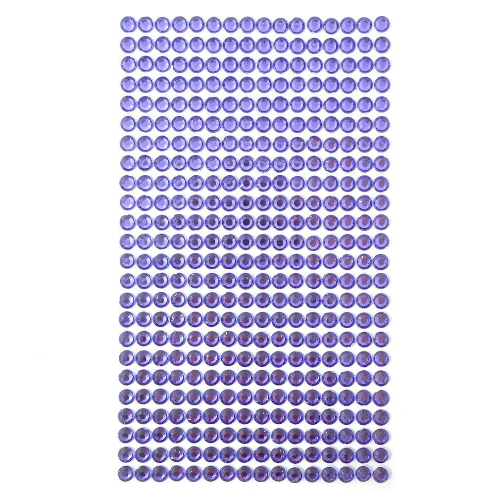 Round Adhesive Diamond Gem Stickers, 5mm - Image 8