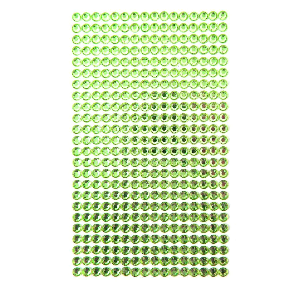 Round Adhesive Diamond Gem Stickers, 5mm - Image 9