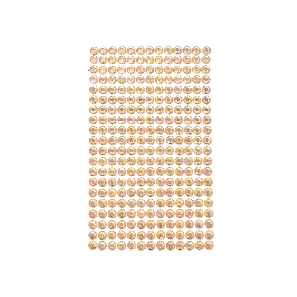 Round Adhesive Diamond Gem Stickers, 6mm - Image 2
