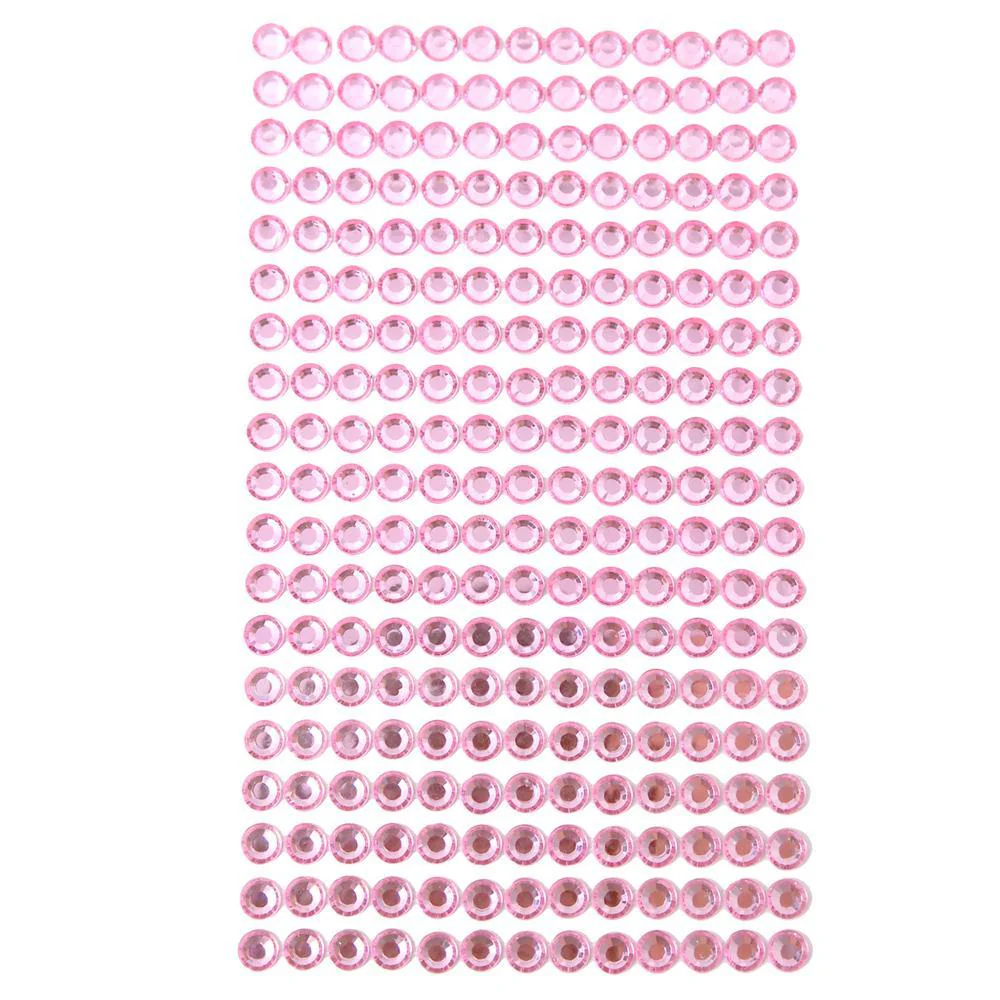Round Adhesive Diamond Gem Stickers, 6mm - Image 3