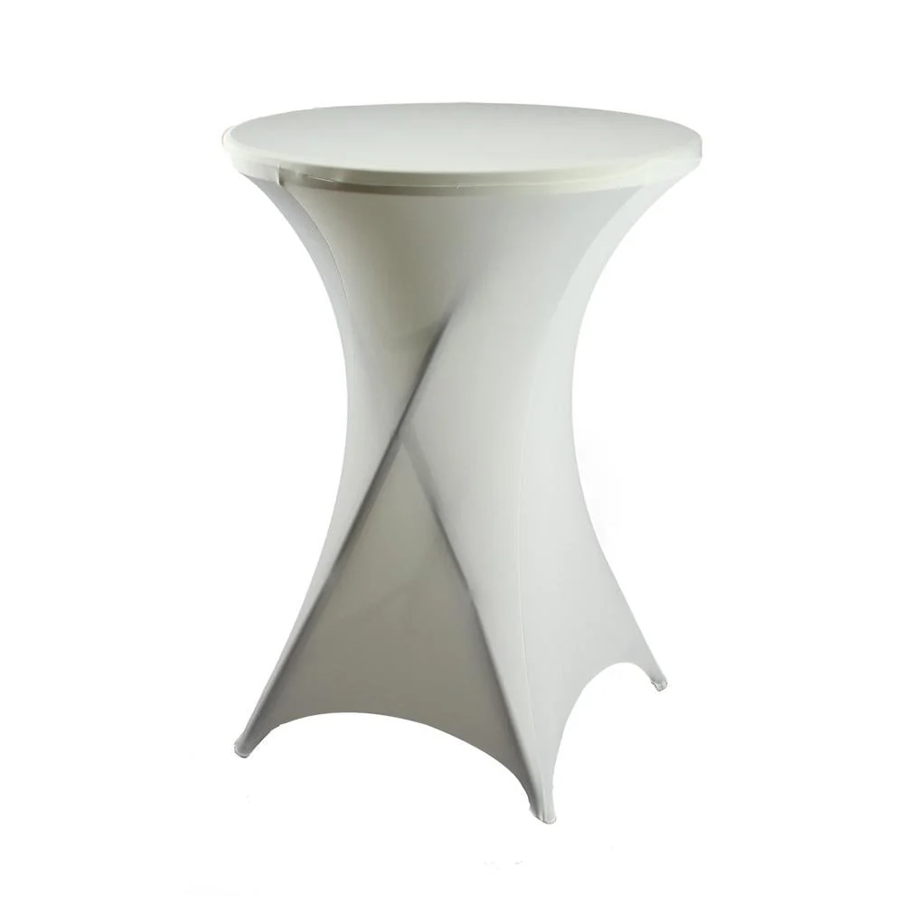 Round Spandex Cocktail Table Cover, 31-Inch - Image 2