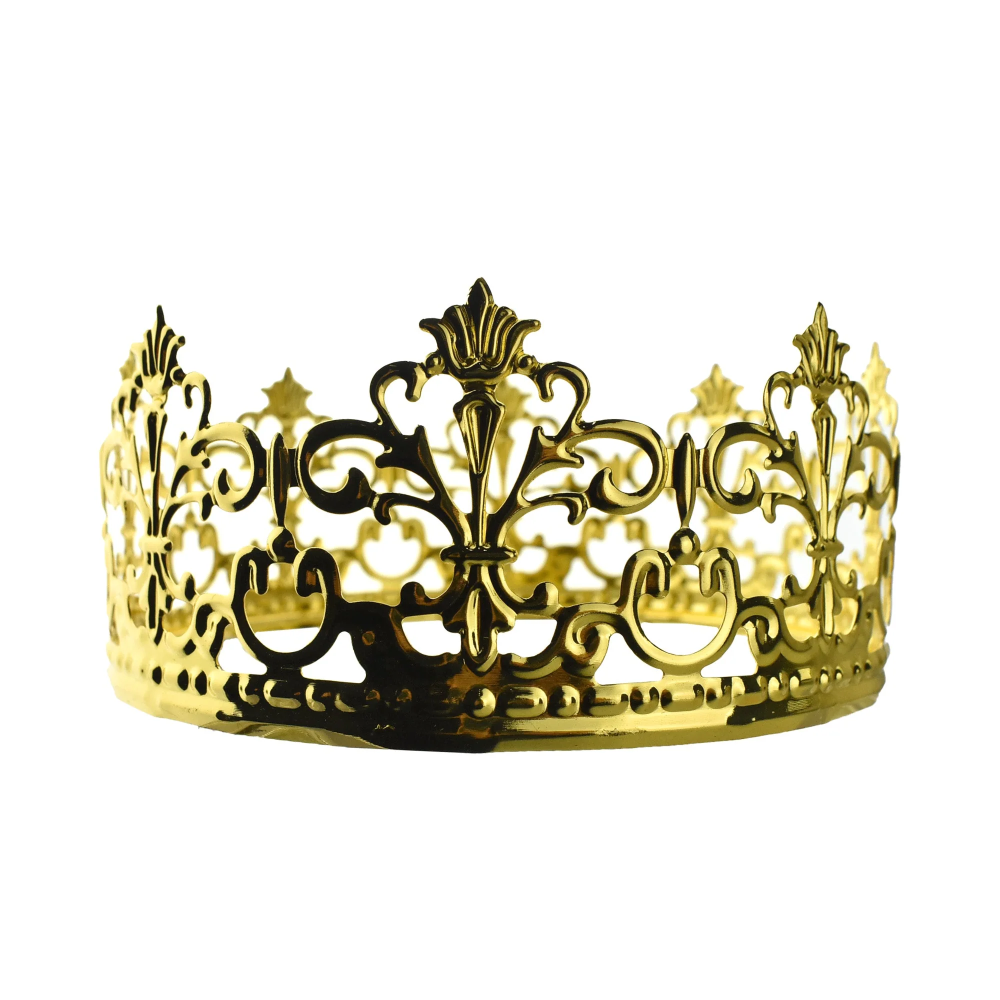 Royal Flourished Pattern Metal Crown, 5-1/4-Inch - Image 2