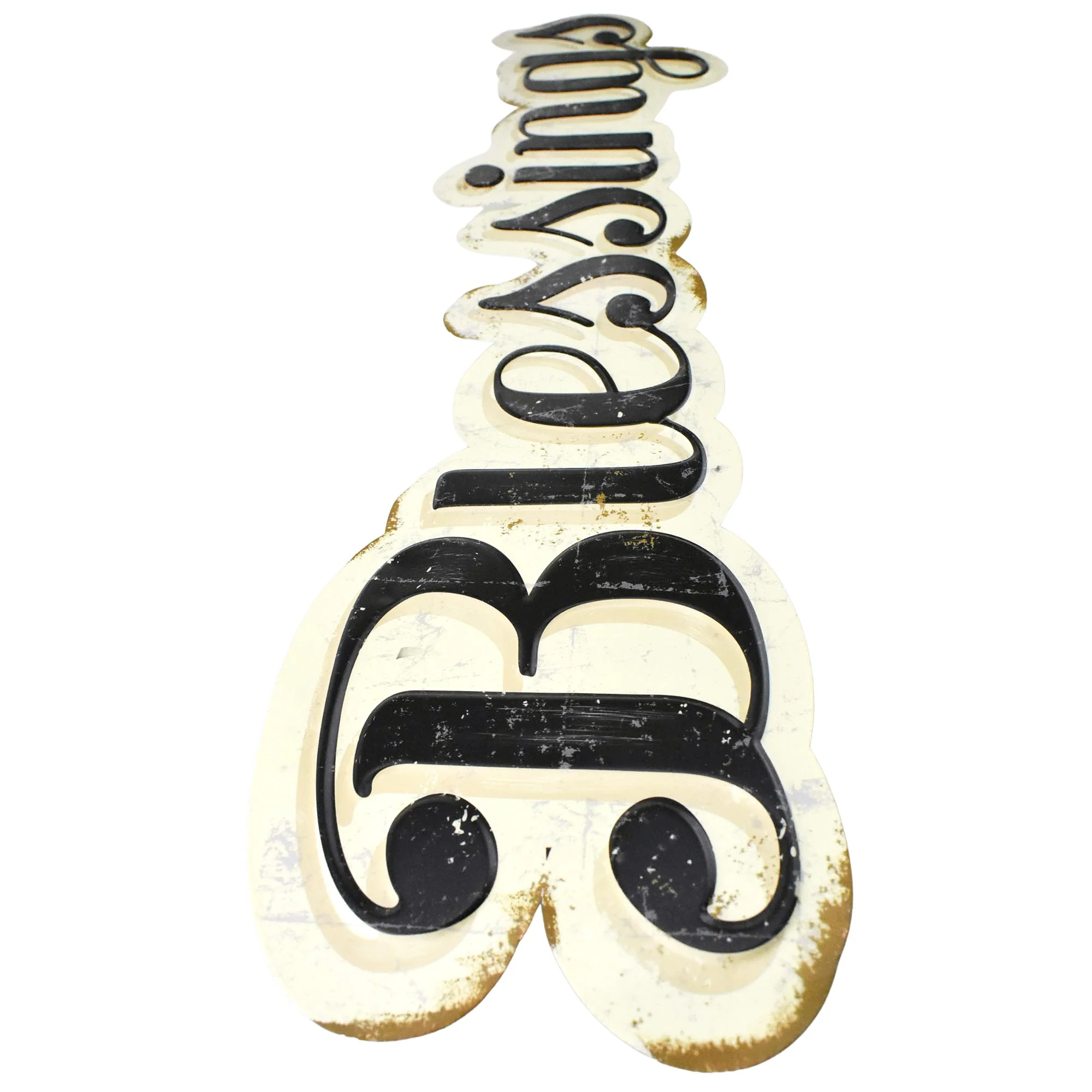 Rustic "Blessings" Hanging Metallic Sign, 35-Inch - Image 3