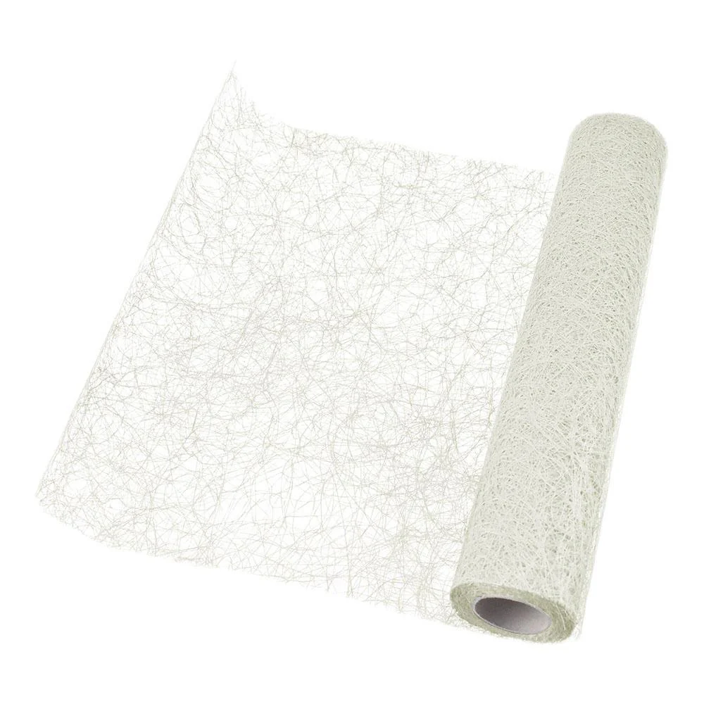 Rustic Faux Sisal Web Ribbon, 14-Inch, 10-Yard - Image 2