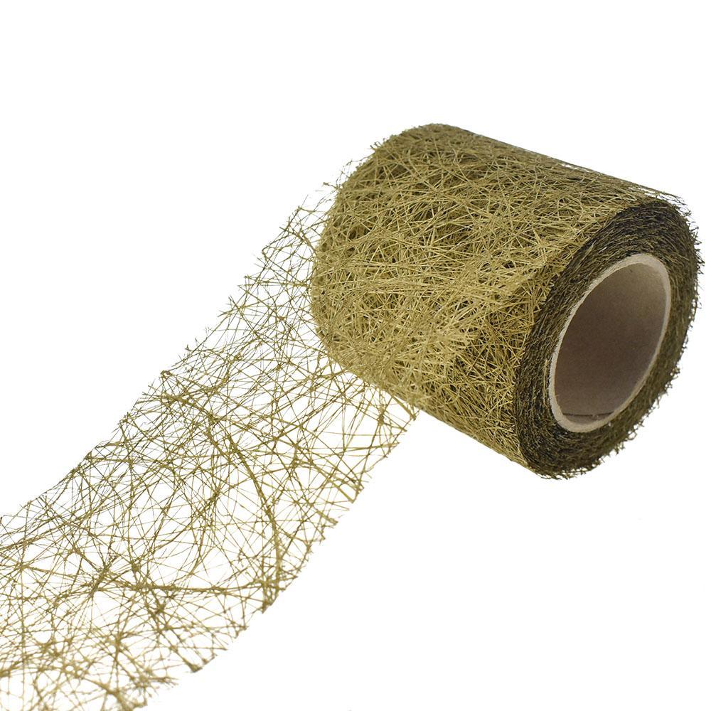 Rustic Faux Sisal Web Ribbon, 2-1/2-Inch, 10-Yard - Image 4