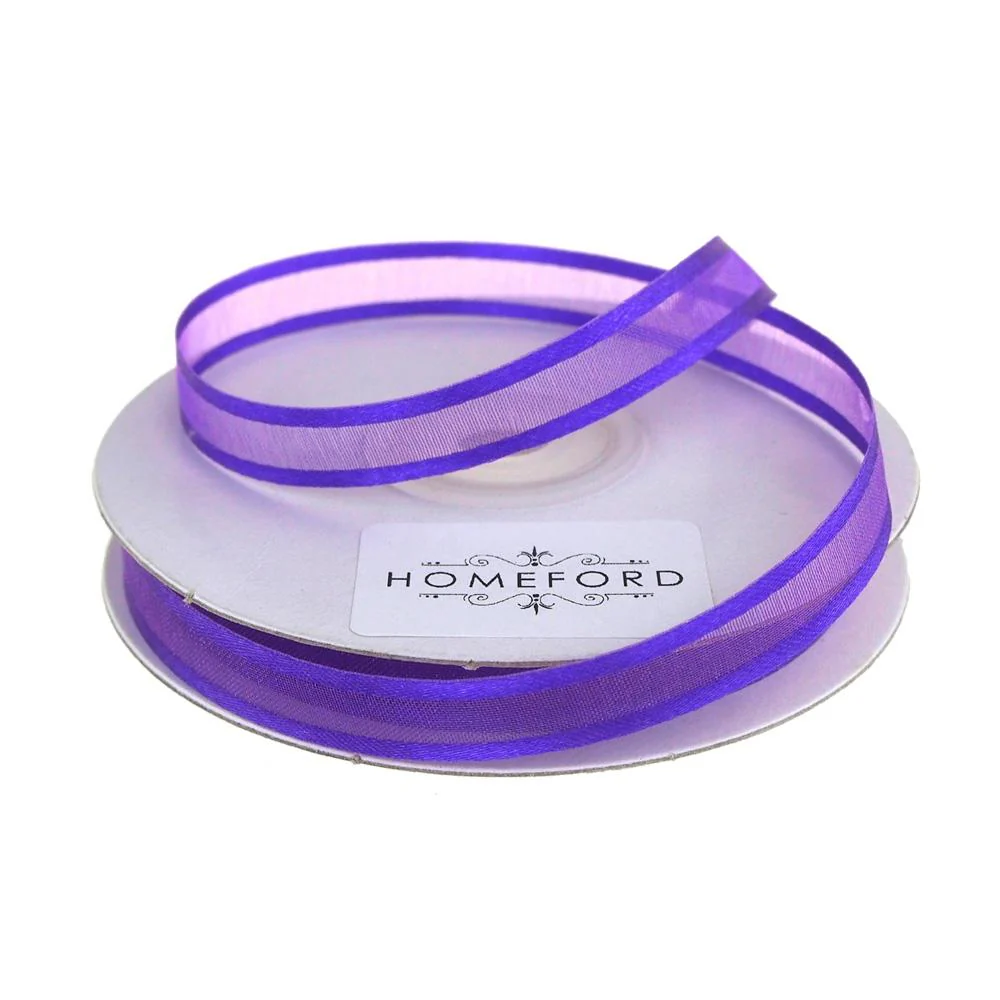 Satin-Edge Sheer Organza Ribbon, 3/8-inch, 25-yard - Image 10