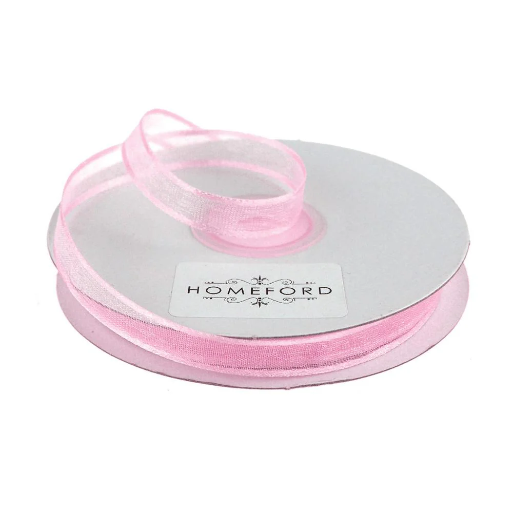 Satin-Edge Sheer Organza Ribbon, 3/8-inch, 25-yard - Image 16