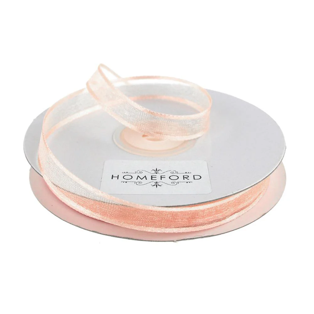 Satin-Edge Sheer Organza Ribbon, 3/8-inch, 25-yard - Image 17
