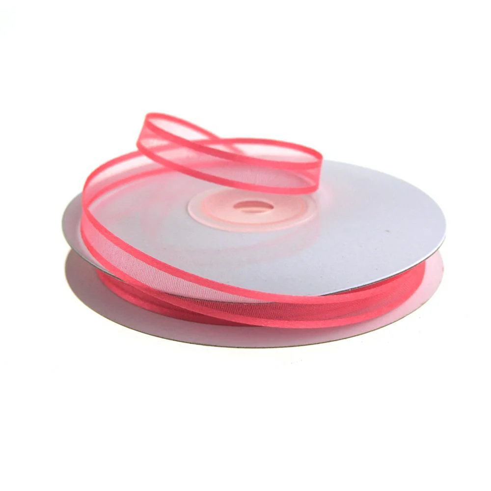 Satin-Edge Sheer Organza Ribbon, 3/8-inch, 25-yard - Image 25