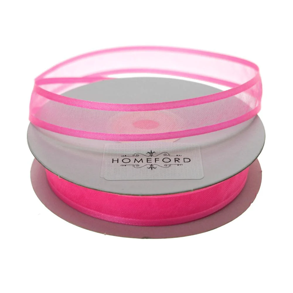 Satin-Edge Sheer Organza Ribbon, 5/8-inch, 25-yard - Image 13