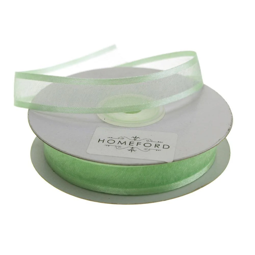 Satin-Edge Sheer Organza Ribbon, 5/8-inch, 25-yard - Image 22