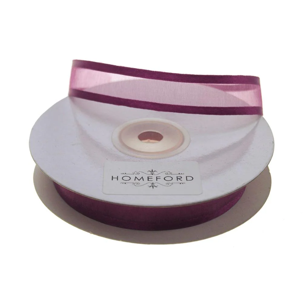 Satin-Edge Sheer Organza Ribbon, 5/8-inch, 25-yard - Image 36