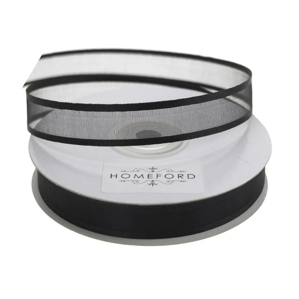 Satin-Edge Sheer Organza Ribbon, 5/8-inch, 25-yard - Image 8