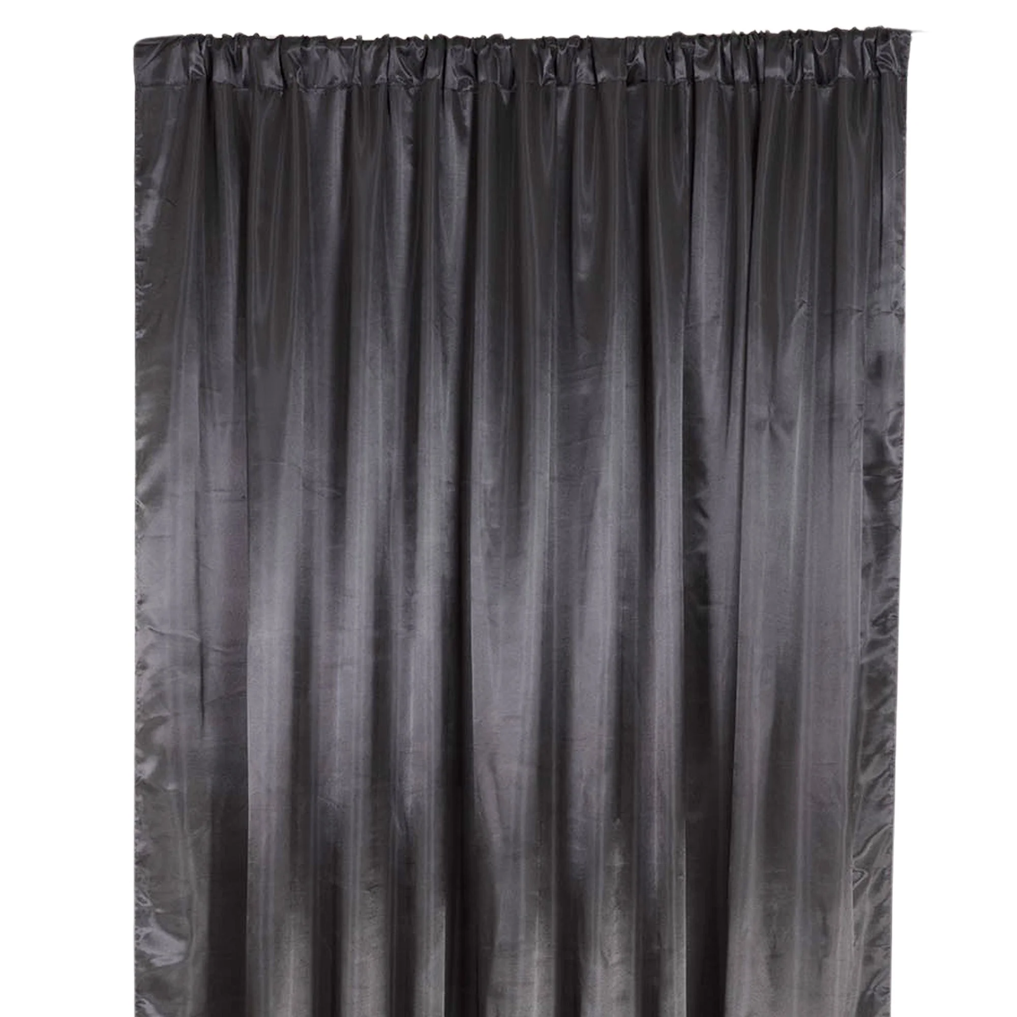Satin Party Backdrop Curtain, 10-Feet - Image 2