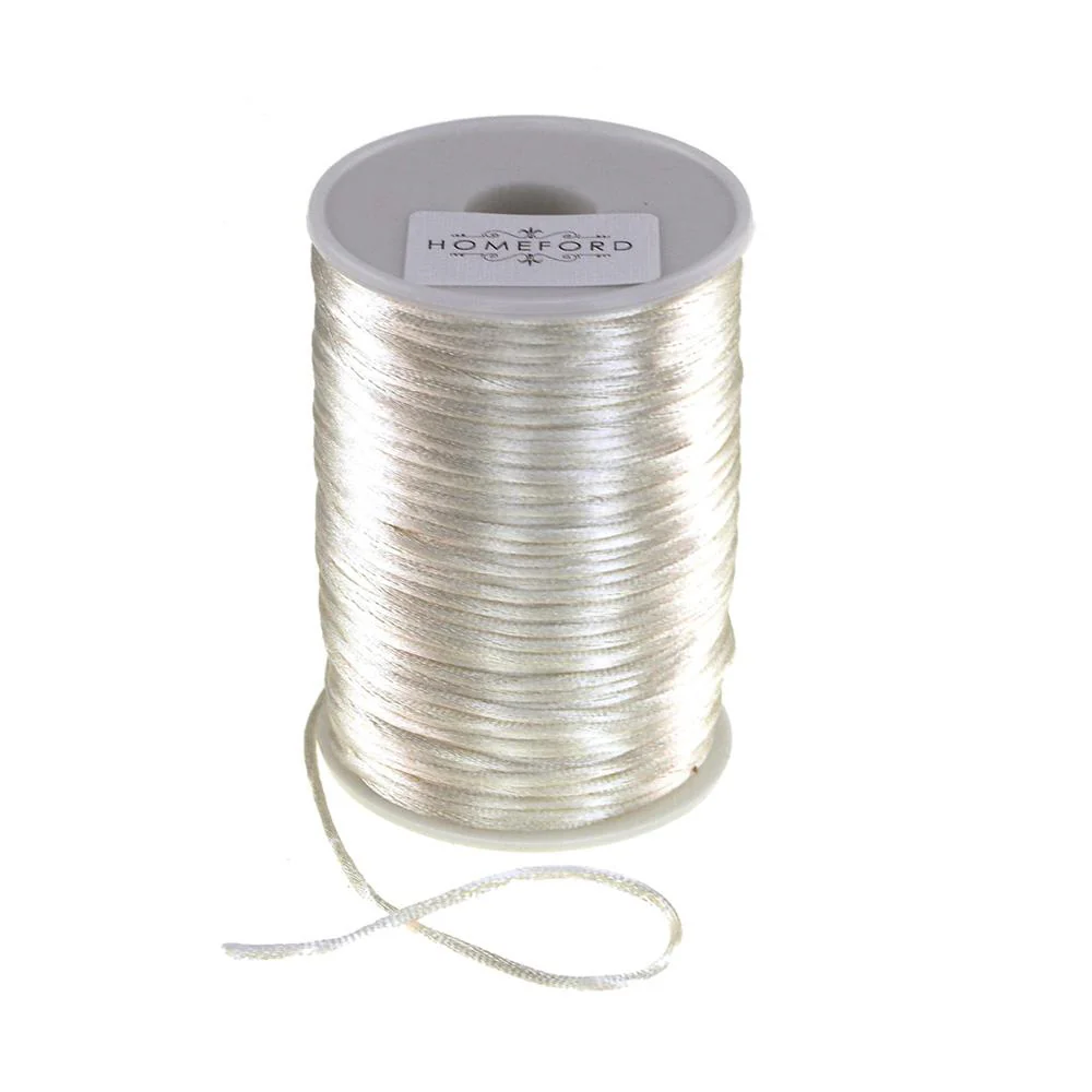 Satin Rat Tail Cord Ribbon Chinese Knot, 1/16-inch, 100-yard - Image 8