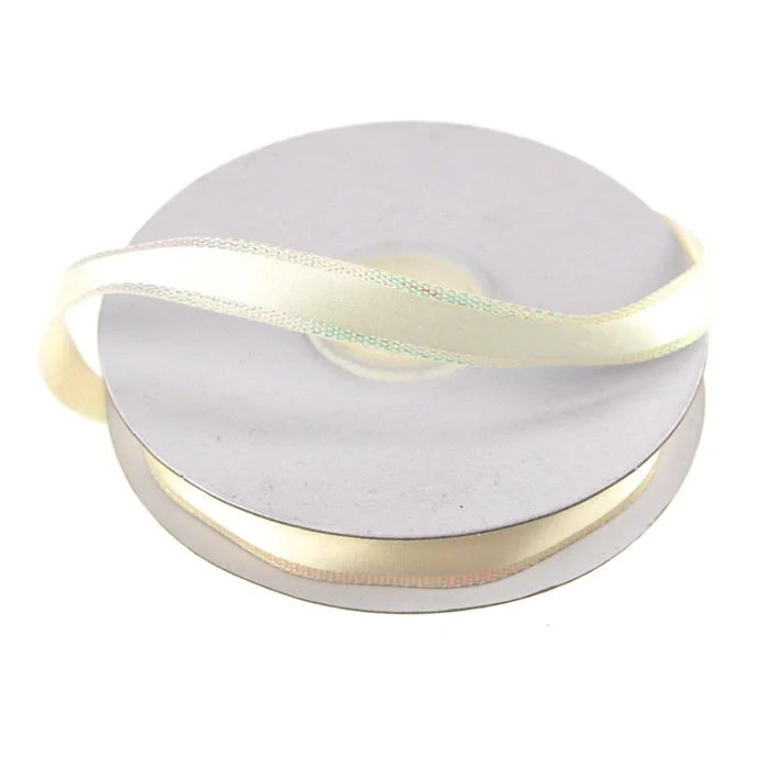 Satin Ribbon with Iridescent Edge, 3/8-inch, 25-yard - Image 5