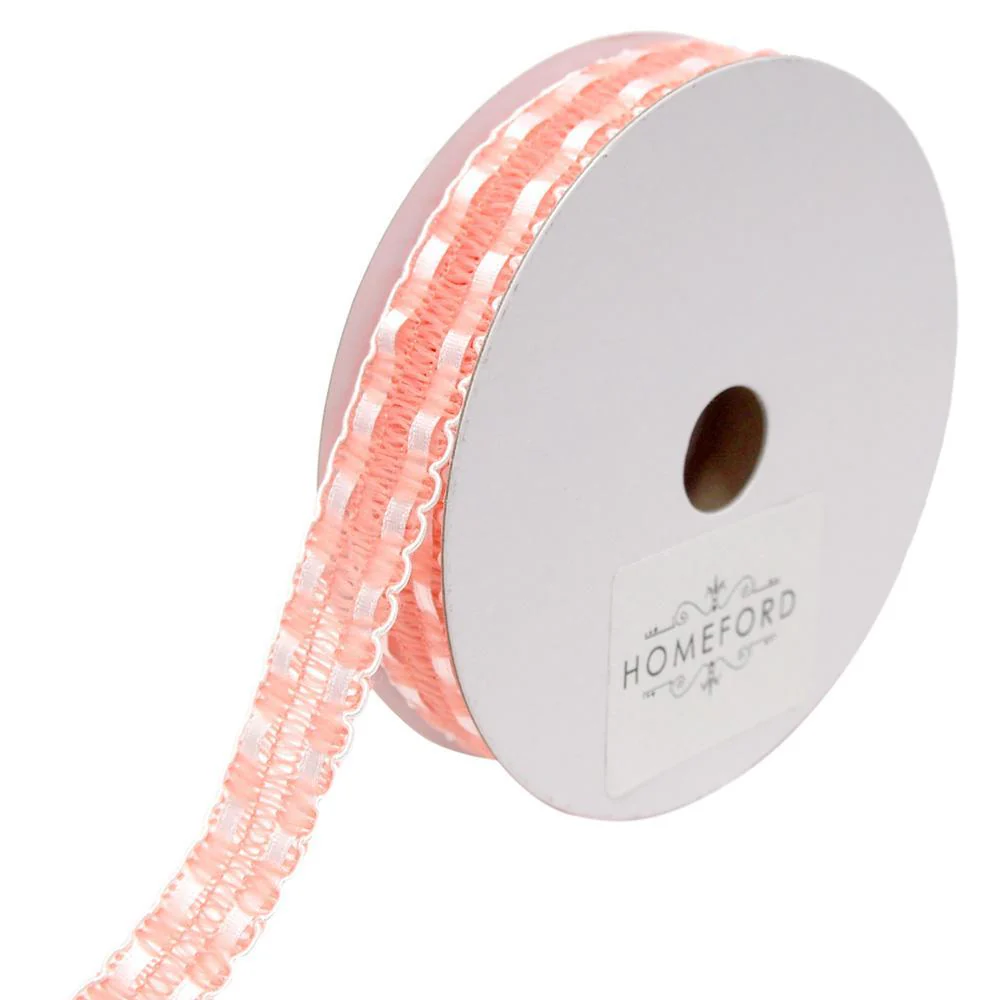Satin Weaved Crochet Ribbon with Scalloped Edge, 7/8-inch, 10-yard - Image 5