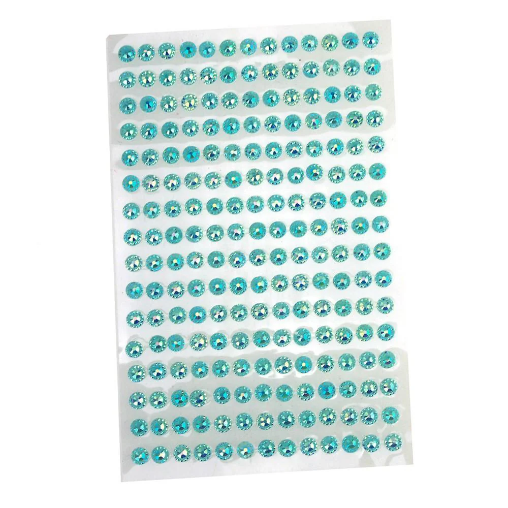 Self-Adhesive Flower Rhinestone Stickers, 3mm, 12-count - Image 3