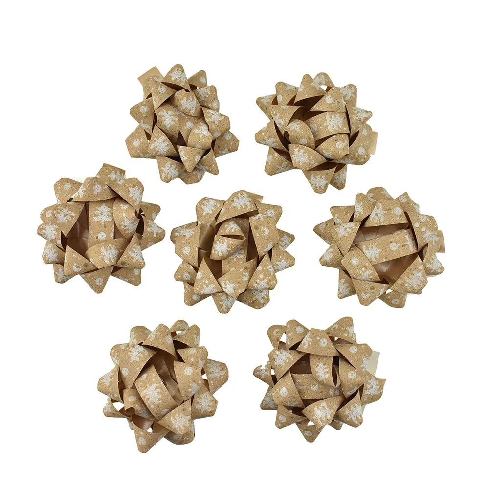 Self-Adhesive Pre-tied Star Bows, 2-Inch, 25-Piece - Image 2