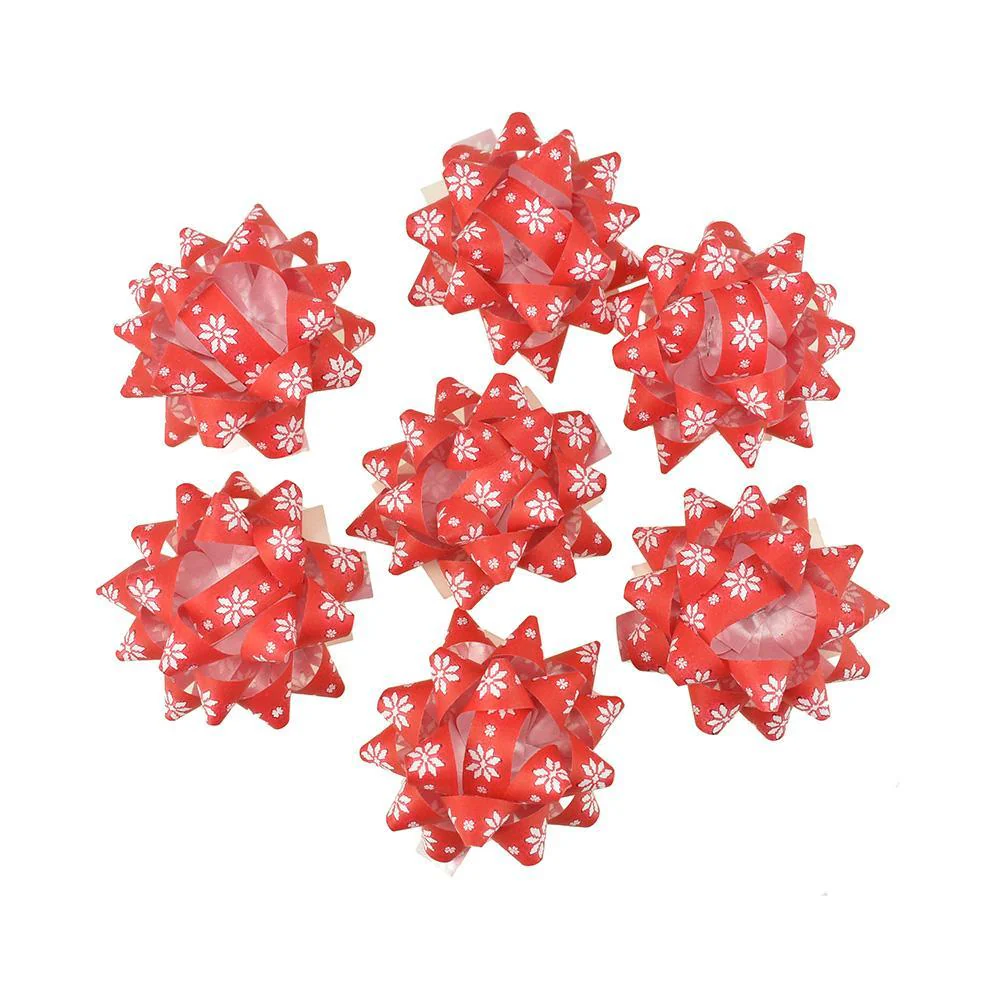 Self-Adhesive Pre-tied Star Bows, 2-Inch, 25-Piece - Image 6