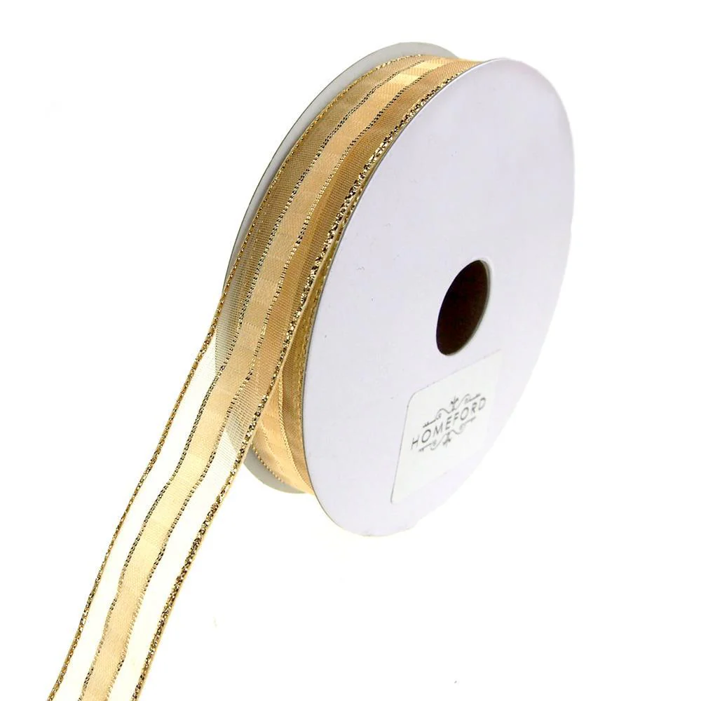 Sheer Metallic Iridescent Edge Natalia Ribbon, 5/8-Inch, 25-Yards - Image 11