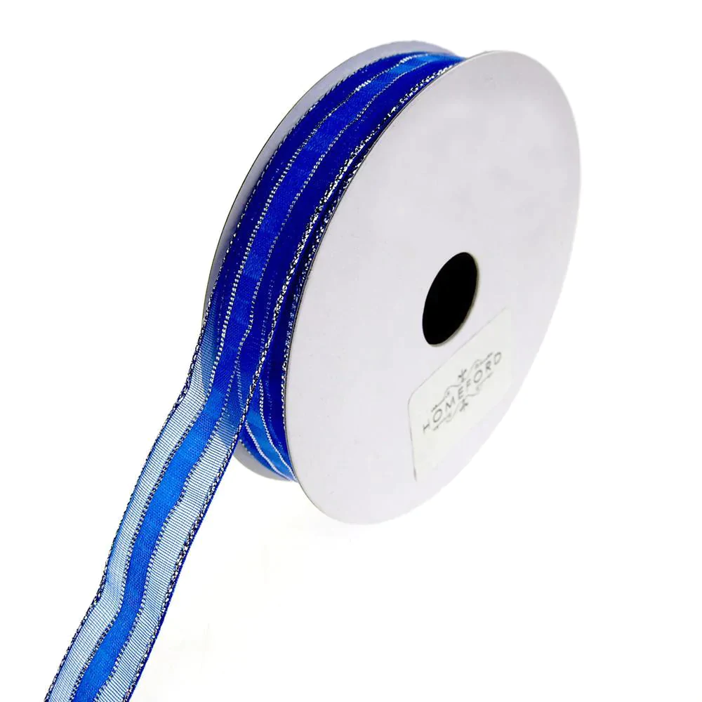Sheer Metallic Iridescent Edge Natalia Ribbon, 5/8-Inch, 25-Yards - Image 13