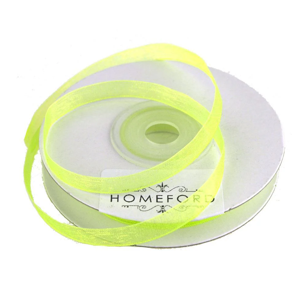 Sheer Organza Ribbon, 1/4-inch, 25-yard - Image 3