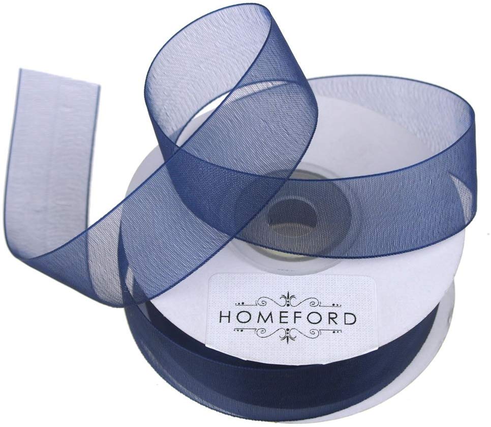Sheer Organza Ribbon, 7/8-inch, 25-yard - Image 26
